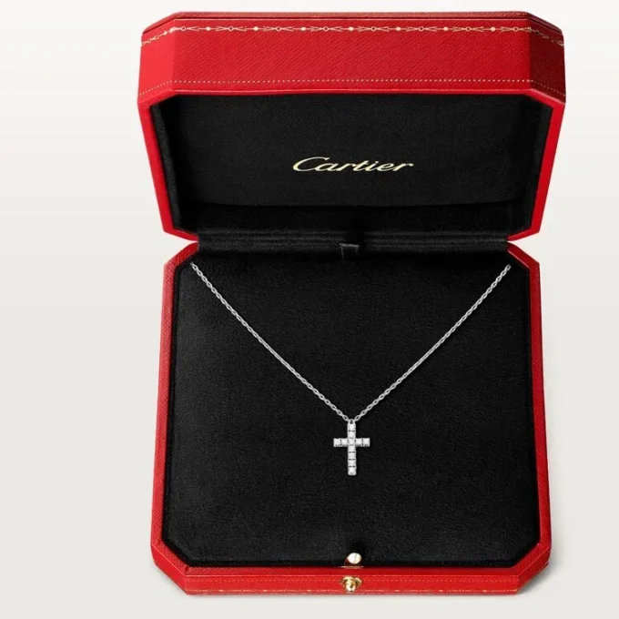 Symbolhalsband – vitguld, diamanter – Cartier Symbolhalsband – vitguld, diamanter – Cartier