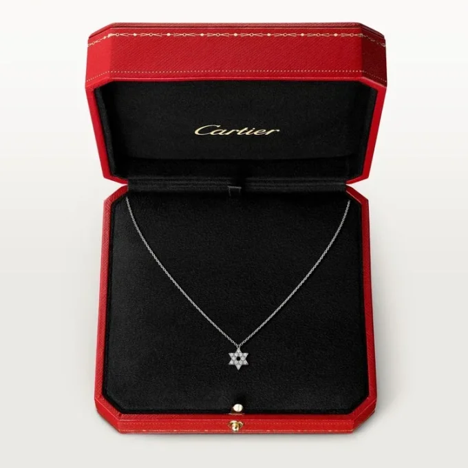Symbolhalsband – Vitguld, diamanter – Cartier Symbolhalsband – Vitguld, diamanter – Cartier