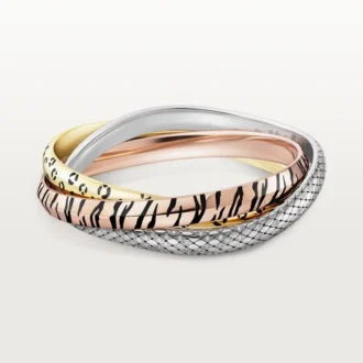 Trinity-armband, lack, diamanter