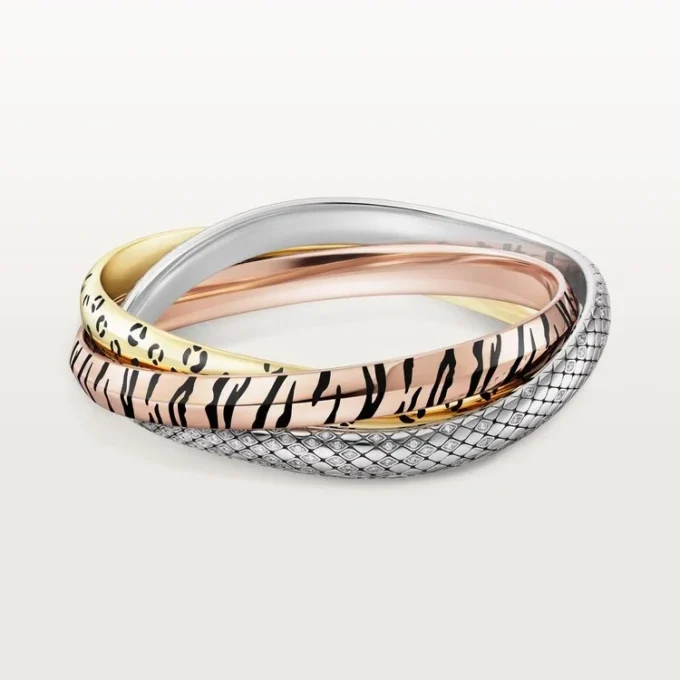 Trinity-armband, lack, diamanter Trinity-armband, lack, diamanter
