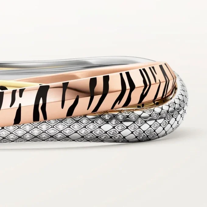 Trinity-armband, lack, diamanter Trinity-armband, lack, diamanter