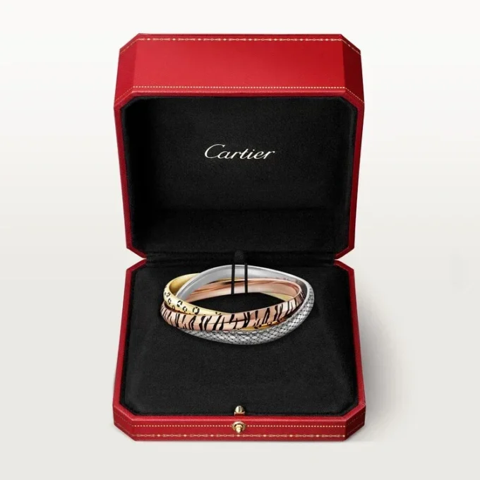 Trinity-armband, lack, diamanter Trinity-armband, lack, diamanter