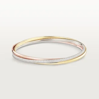 Trinity-armband, liten modell, halvpavé