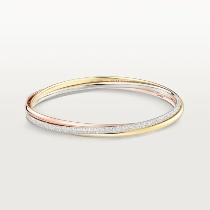 Trinity-armband, liten modell, halvpavé Trinity-armband, liten modell, halvpavé