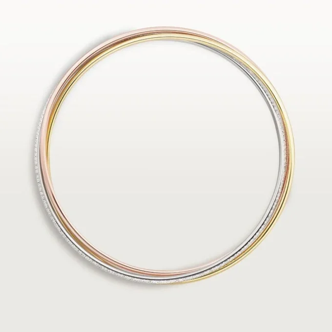 Trinity-armband, liten modell, halvpavé Trinity-armband, liten modell, halvpavé