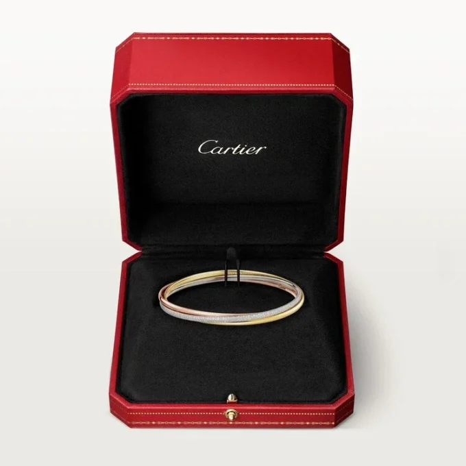 Trinity-armband, liten modell, halvpavé Trinity-armband, liten modell, halvpavé