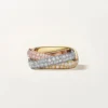 Trinity Cushion-ring, klassisk modell, pavé Trinity Cushion-ring, klassisk modell, pavé