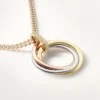 Trinity diamantkedja i trefärgat guld | Cartier Us Trinity diamantkedja i trefärgat guld | Cartier Us
