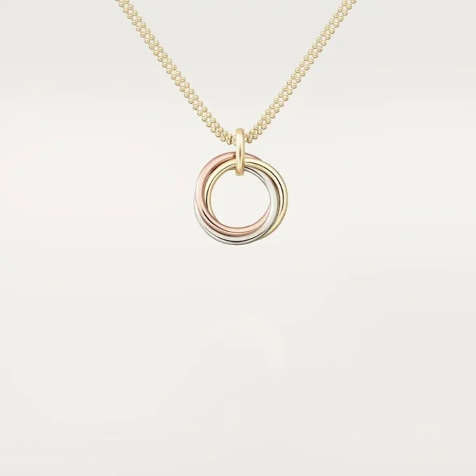 Trinity diamantkedja i trefärgat guld | Cartier Us Trinity diamantkedja i trefärgat guld | Cartier Us