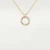 Trinity diamantkedja i trefärgat guld | Cartier Us Trinity diamantkedja i trefärgat guld | Cartier Us