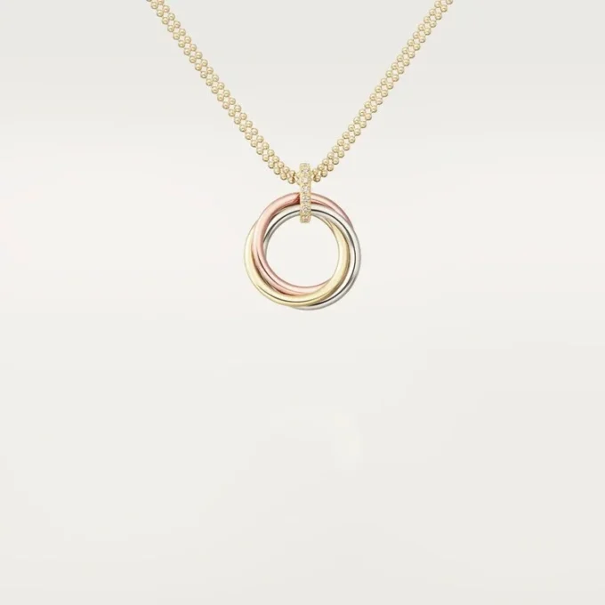 Trinity diamantkedja i trefärgat guld | Cartier Us Trinity diamantkedja i trefärgat guld | Cartier Us