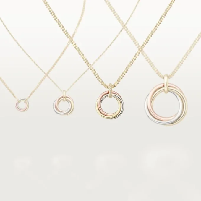 Trinity diamantkedja i trefärgat guld | Cartier Us Trinity diamantkedja i trefärgat guld | Cartier Us
