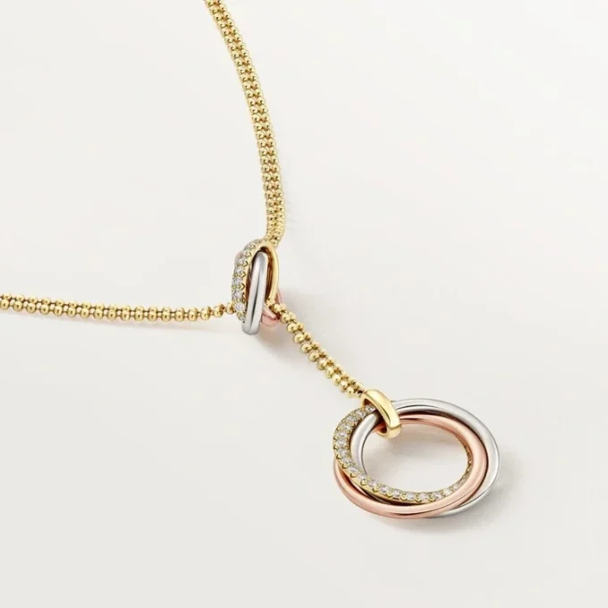 Trinity-halsband, diamanter Trinity-halsband, diamanter