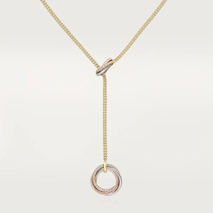 Trinity-halsband, diamanter Trinity-halsband, diamanter