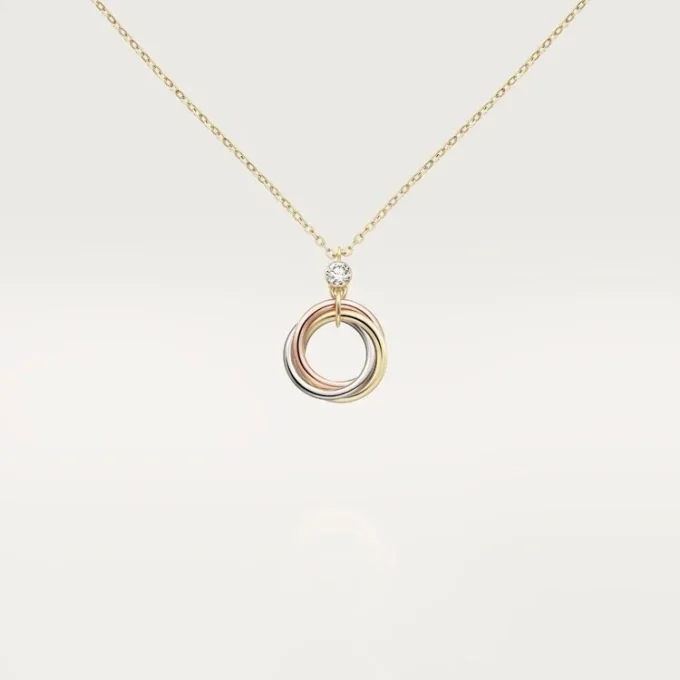 Trinity-hänge, 1 diamant Trinity-hänge, 1 diamant