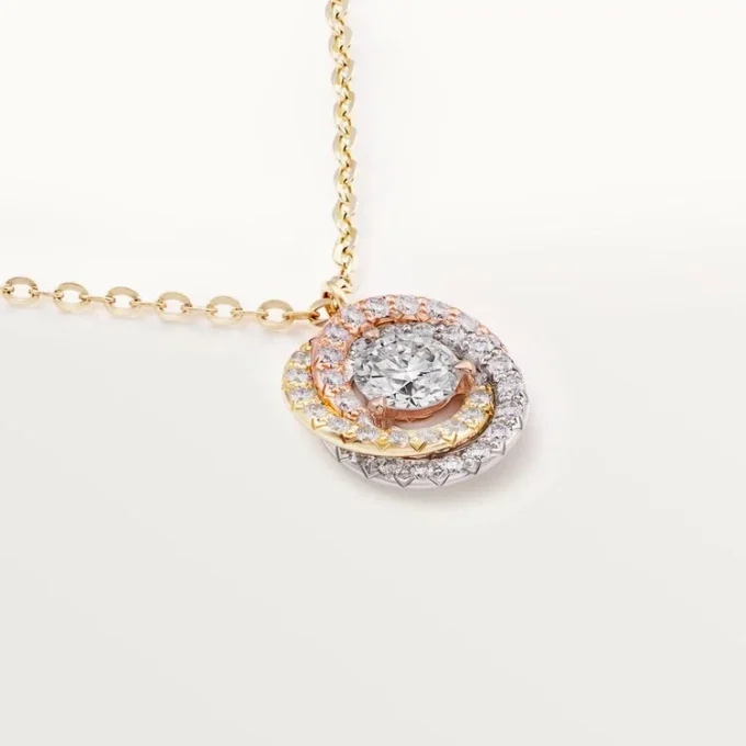 Trinity-hänge, 1 diamant, pavé Trinity-hänge, 1 diamant, pavé