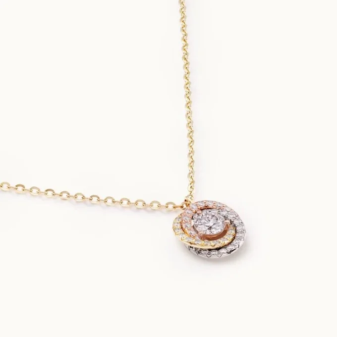 Trinity-hänge, 1 diamant, pavé Trinity-hänge, 1 diamant, pavé