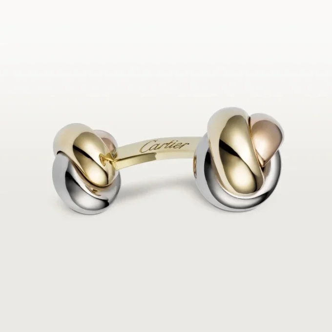 Trinity-manschettknappar – gult, rosa och vitt guld – Cartier Trinity-manschettknappar – gult, rosa och vitt guld – Cartier
