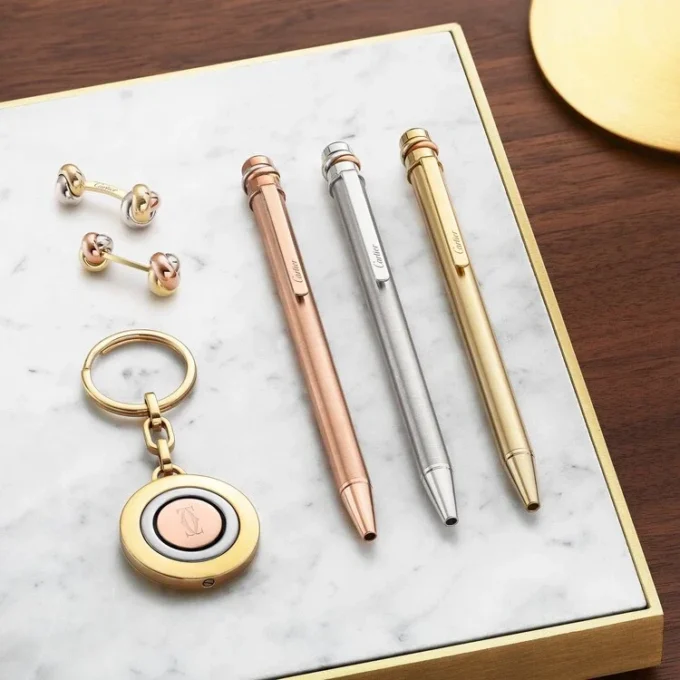 Trinity-manschettknappar – gult, rosa och vitt guld – Cartier Trinity-manschettknappar – gult, rosa och vitt guld – Cartier