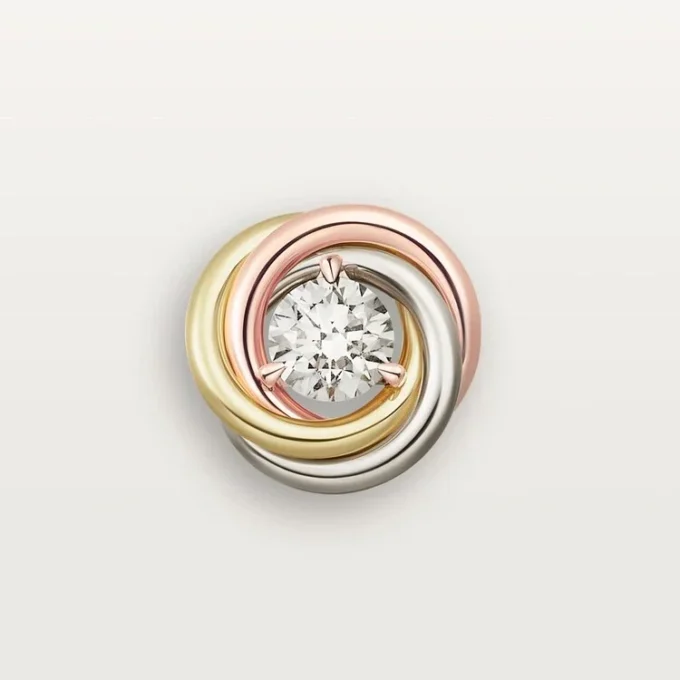 Trinity-örhängen, 2 diamanter Trinity-örhängen, 2 diamanter