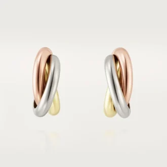 Trinity-örhängen i trefärgat guld | Cartier Us