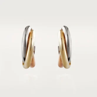 Trinity-örhängen – vitguld, gult guld, roséguld – Cartier