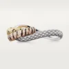 Trinity-ring för två fingrar, lackerad, pavé Trinity-ring för två fingrar, lackerad, pavé