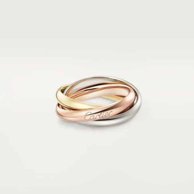 Trinity-ring i trefärgat guld, klassisk modell | Cartier Us Trinity-ring i trefärgat guld, klassisk modell | Cartier Us