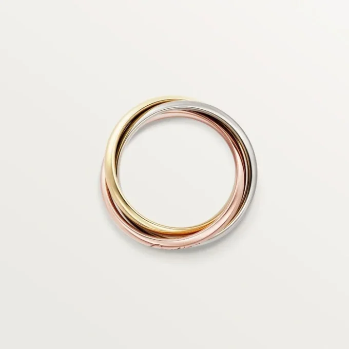Trinity-ring i trefärgat guld, klassisk modell | Cartier Us Trinity-ring i trefärgat guld, klassisk modell | Cartier Us