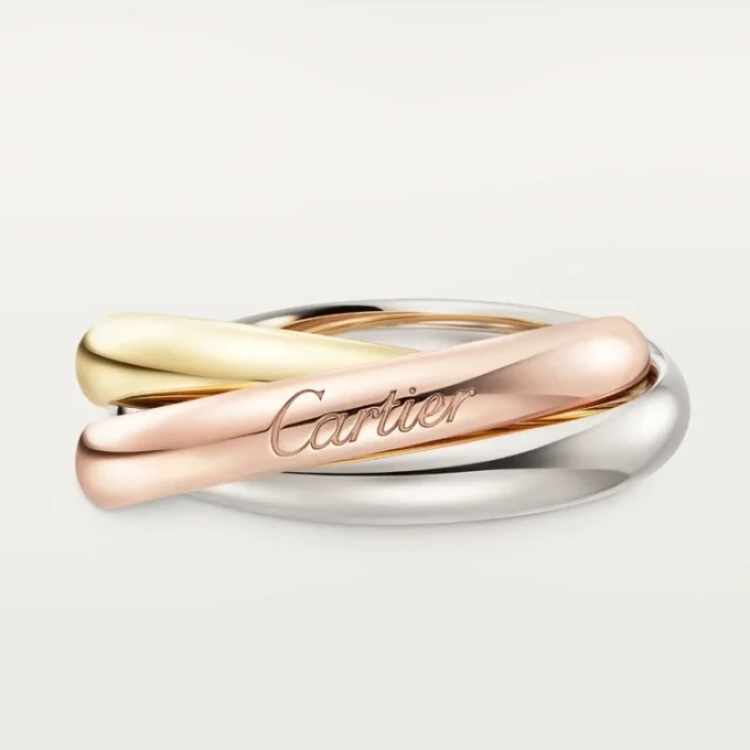 Trinity-ring i trefärgat guld, klassisk modell | Cartier Us Trinity-ring i trefärgat guld, klassisk modell | Cartier Us