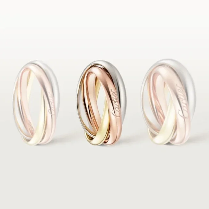 Trinity-ring i trefärgat guld, klassisk modell | Cartier Us Trinity-ring i trefärgat guld, klassisk modell | Cartier Us
