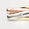 Trinity-ring, klassisk modell, 5 diamanter Trinity-ring, klassisk modell, 5 diamanter