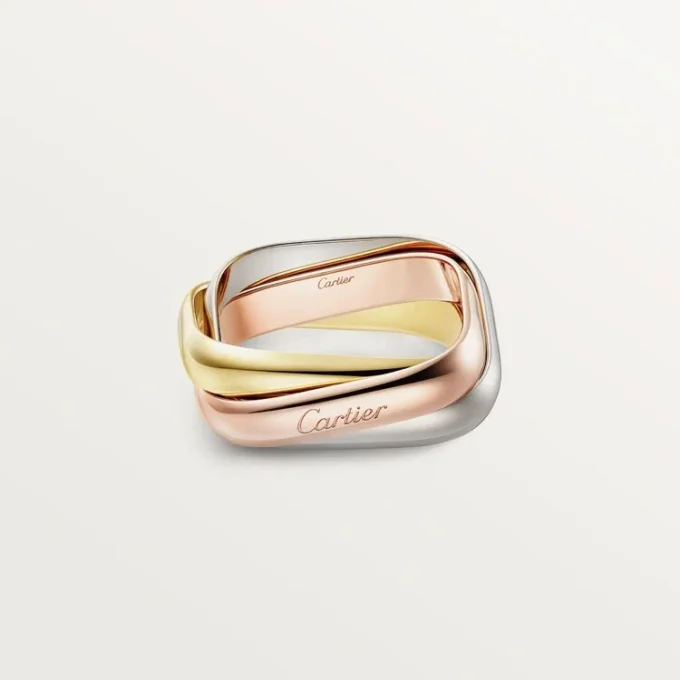 Trinity-ring, kuddeformad, klassisk modell Trinity-ring, kuddeformad, klassisk modell