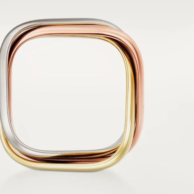 Trinity-ring, kuddeformad, klassisk modell Trinity-ring, kuddeformad, klassisk modell