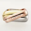 Trinity-ring, kuddeformad, stor modell Trinity-ring, kuddeformad, stor modell