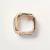 Trinity-ring, kuddeformad, stor modell, pavé Trinity-ring, kuddeformad, stor modell, pavé