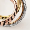 Trinity-ring, lack, halvpavé Trinity-ring, lack, halvpavé
