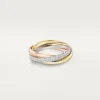 Trinity-ring, liten modell, halvpavé Trinity-ring, liten modell, halvpavé
