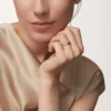 Trinity-ring, liten modell, halvpavé Trinity-ring, liten modell, halvpavé