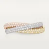 Trinity-ring, liten modell, pavé Trinity-ring, liten modell, pavé