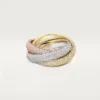 Trinity-ring, stor modell, pavé Trinity-ring, stor modell, pavé