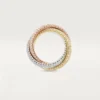 Trinity-ring, stor modell, pavé Trinity-ring, stor modell, pavé