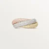 Trinity-ring, stor modell, pavé Trinity-ring, stor modell, pavé