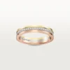 Trinity-vigselring – vitguld, gult guld, roséguld, diamanter – Cartier Trinity-vigselring – vitguld, gult guld, roséguld, diamanter – Cartier