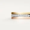 Trinity-vigselring – vitguld, gult guld, roséguld, diamanter – Cartier Trinity-vigselring – vitguld, gult guld, roséguld, diamanter – Cartier