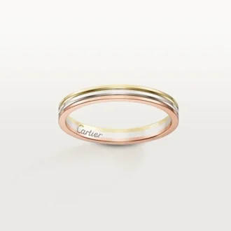 Trinity-vigselring – vitguld, roséguld, gult guld – Cartier