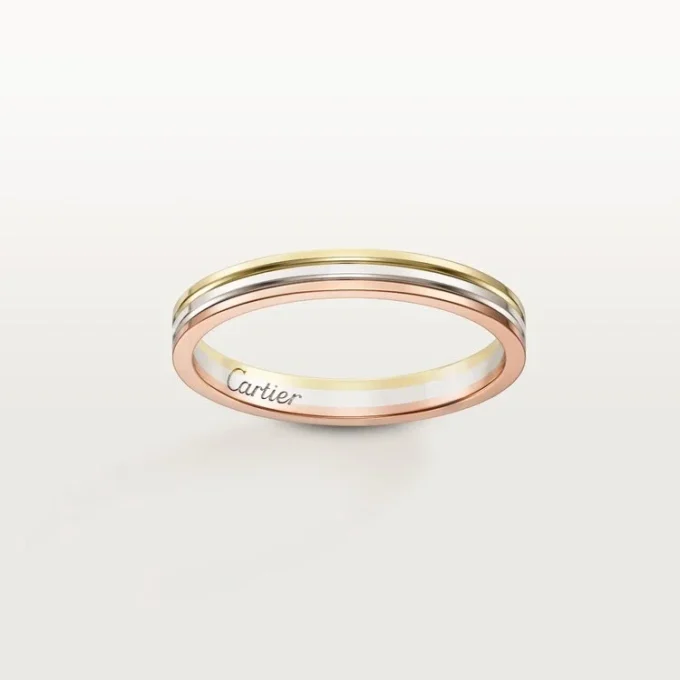 Trinity-vigselring – vitguld, roséguld, gult guld – Cartier Trinity-vigselring – vitguld, roséguld, gult guld – Cartier