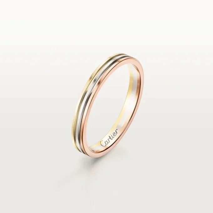 Trinity-vigselring – vitguld, roséguld, gult guld – Cartier Trinity-vigselring – vitguld, roséguld, gult guld – Cartier