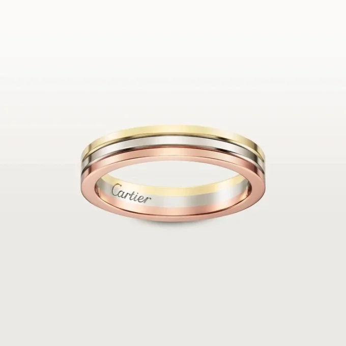 Vendome Louis Cartier vigselring, 3,5 mm bredd Vendome Louis Cartier vigselring, 3,5 mm bredd
