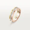 Vendome Louis Cartier vigselring, 4,8 mm bredd, pavé Vendome Louis Cartier vigselring, 4,8 mm bredd, pavé